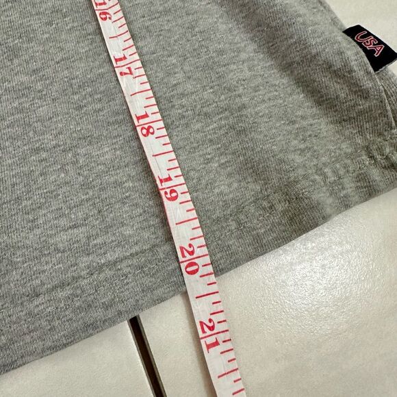 Y2K 2004 Grey USA Olympics Short Sleeve Baby Tee - Picture 4 of 6